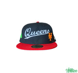 Queens SB Red Fitted Hat